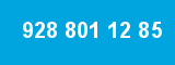 928 801 12 85 928 801 12 85